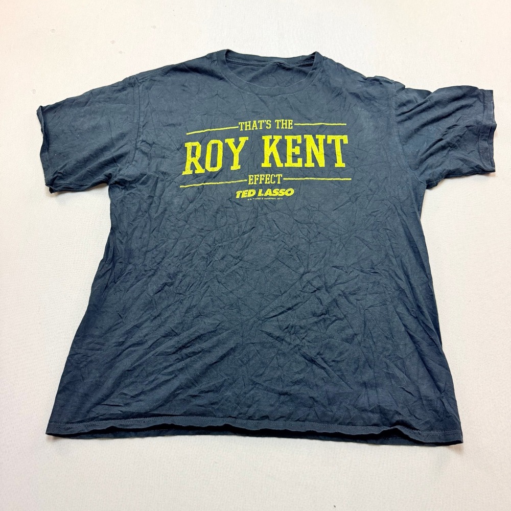 Ted Lasso T-Shirt Men Large Navy Excellent Roy Kent Effect Graphic Tee